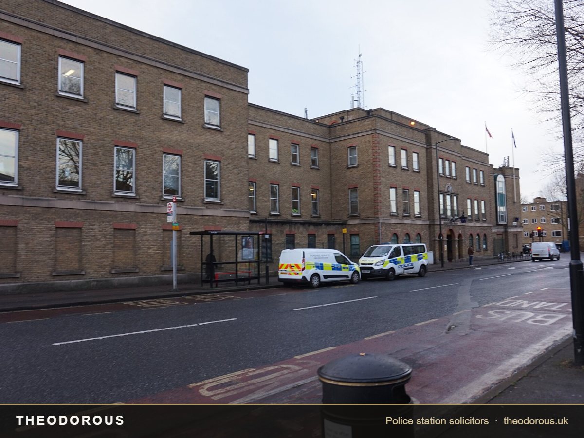 Islington police station on Tolpuddle Street, north London