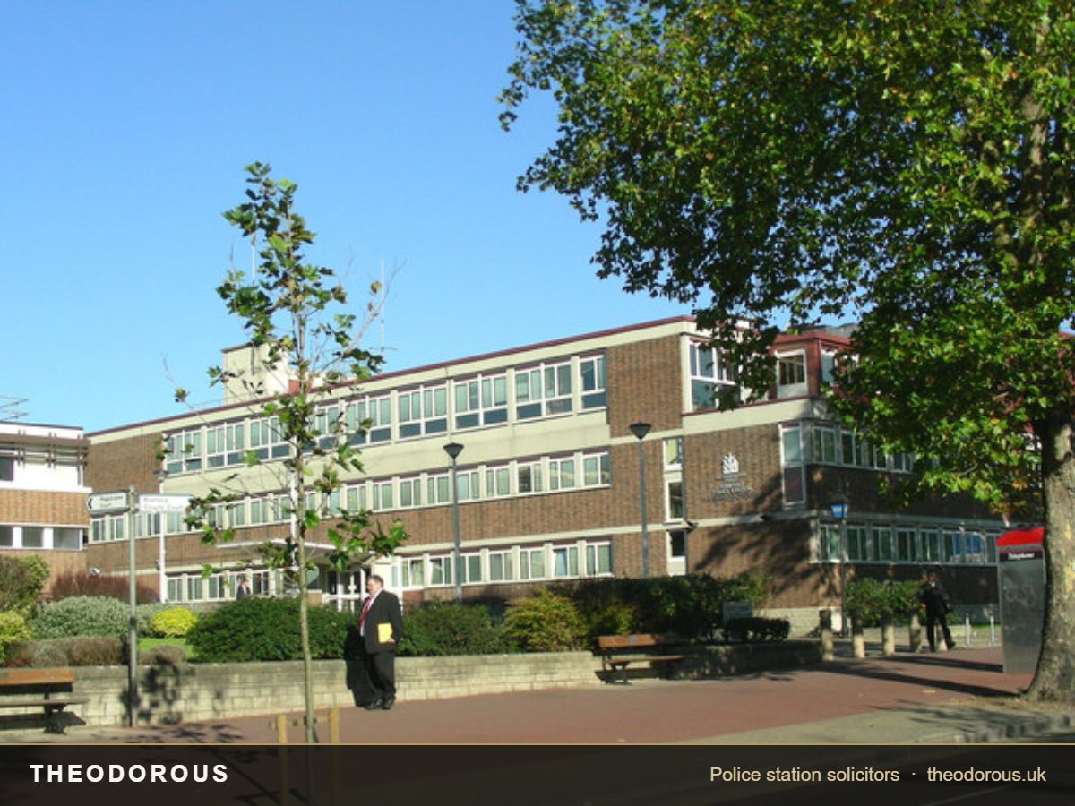 Romford police station on Main Road, Romford