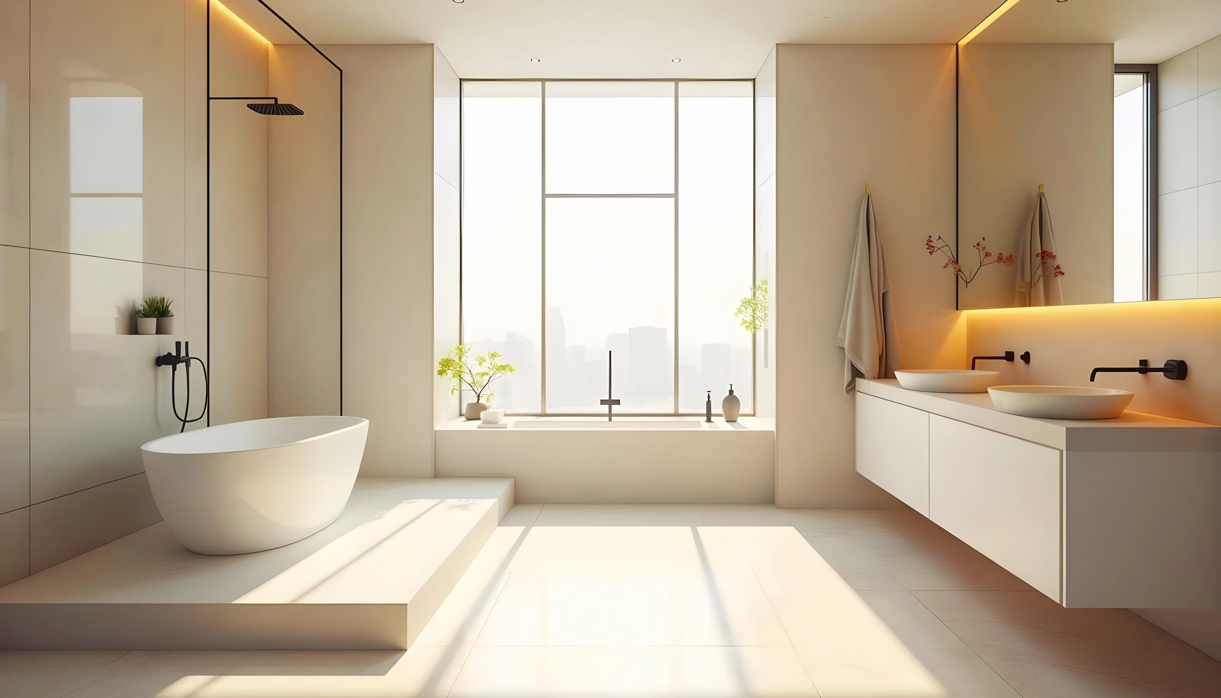 The Oakwood Residence Bathroom
