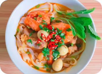 Cooked seafoods