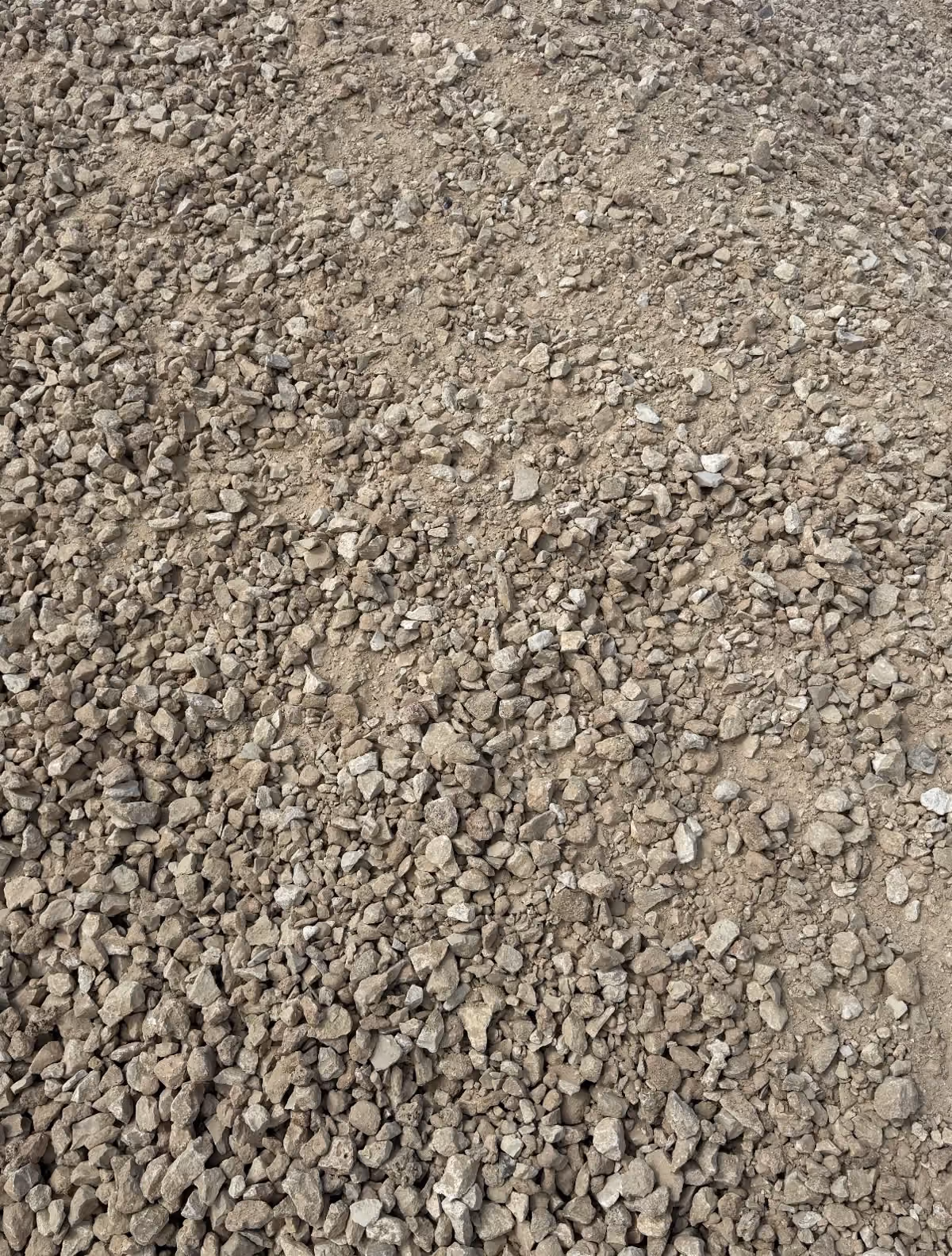 Spec Base crushed limestone road base at Heartland Aggregates