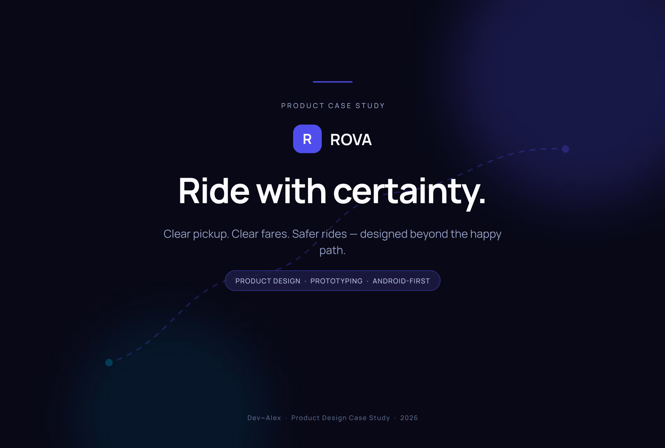 Rova product design screen detail