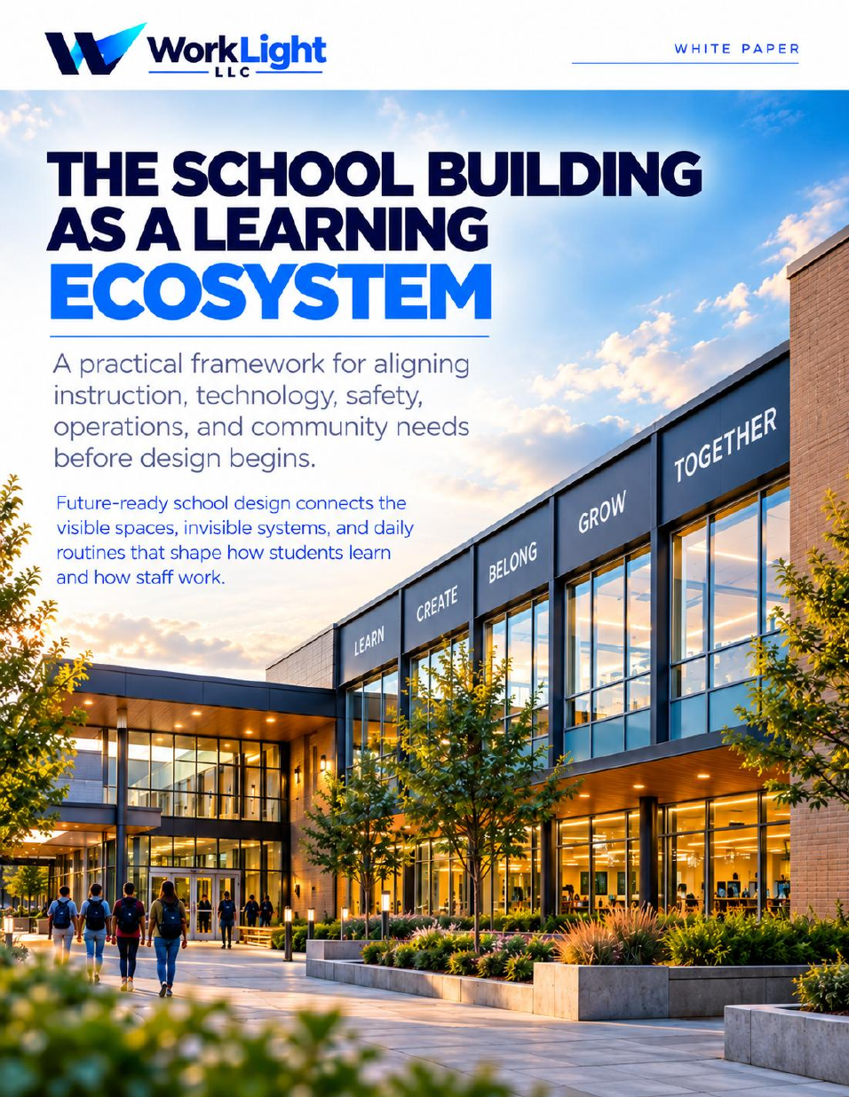 The School Building as a Learning Ecosystem white paper cover