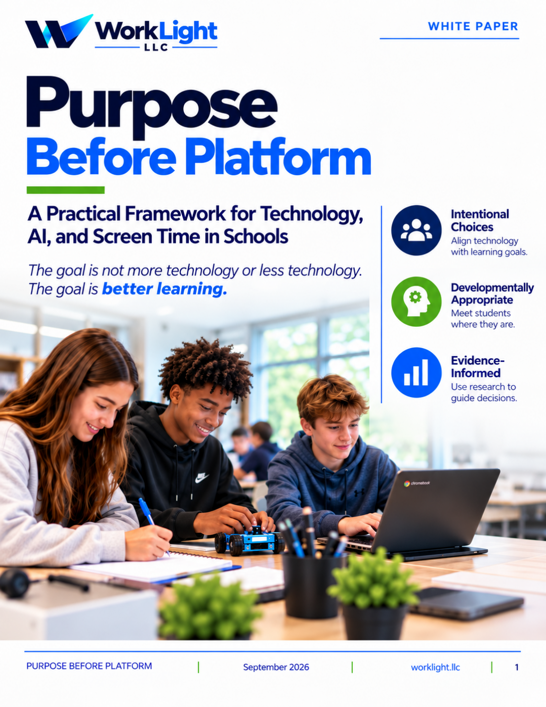 Purpose Before Platform white paper cover