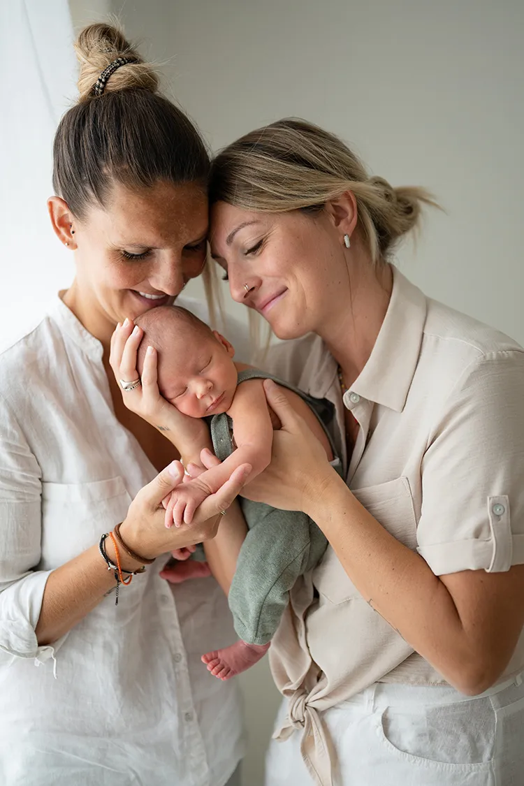 Neonato con le loro mamme