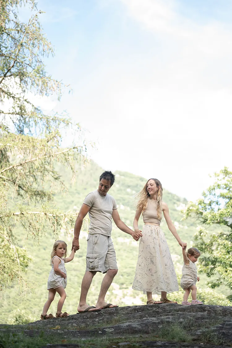 Foto famiglia insieme