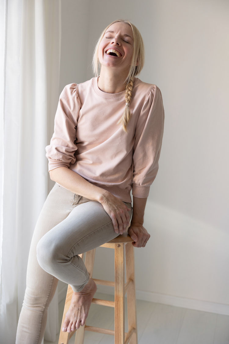 Florina Amacher nel suo studio fotografico