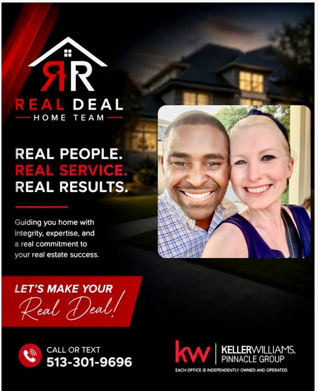 Neal and Ashley Mitchell of Real Deal Home Team in Cincinnati, Ohio