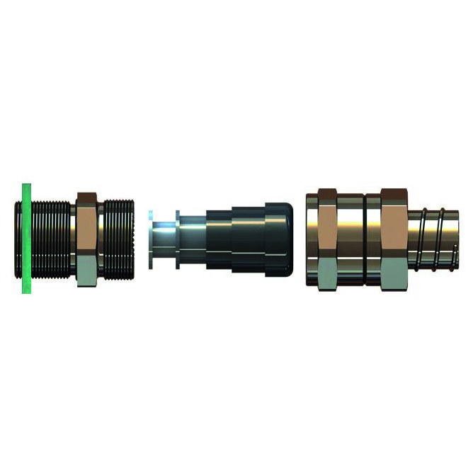 Pressacavi metallici CG.CO – per guaine metalliche flessibili, Ex d / Ex e / Ex t