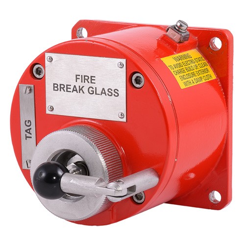 MEDC SM87BG – Pulsante di allarme a rottura vetro Ex d