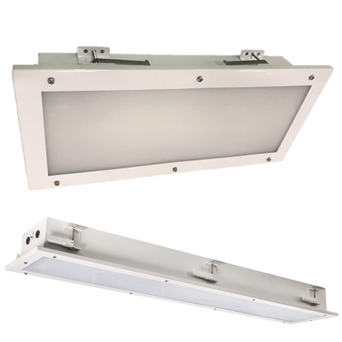 CEAG RLF LED and HRL LED – Recessed ceiling Ex LED luminaires, also with emergency