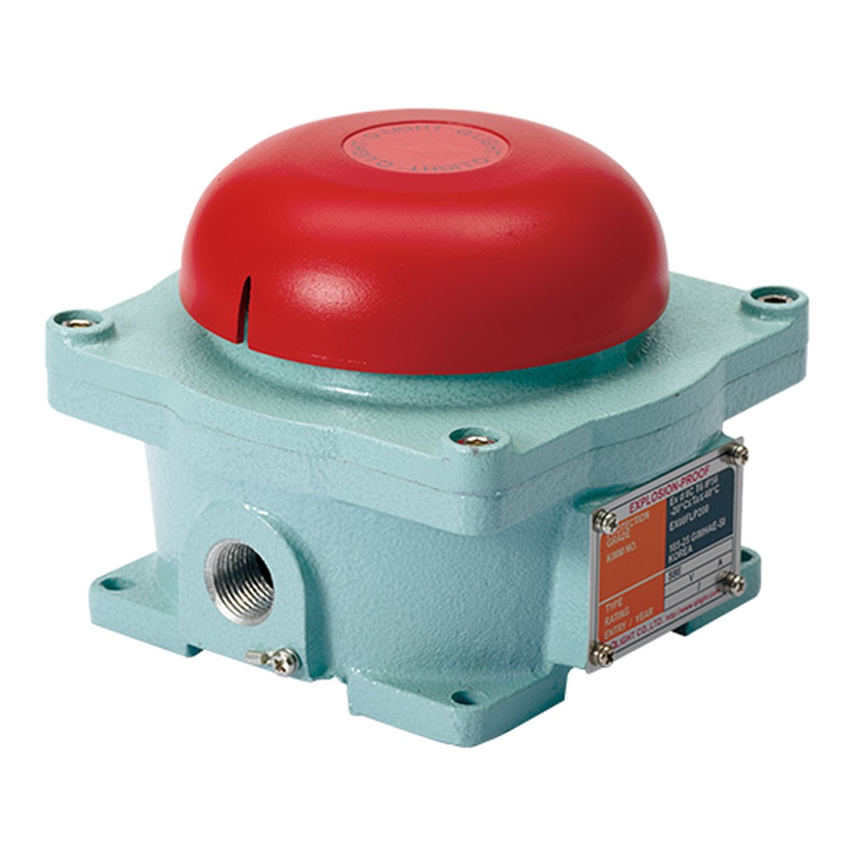 Qlight SBE130 – Campana d’allarme antideflagrante Ex d, Ø120 mm