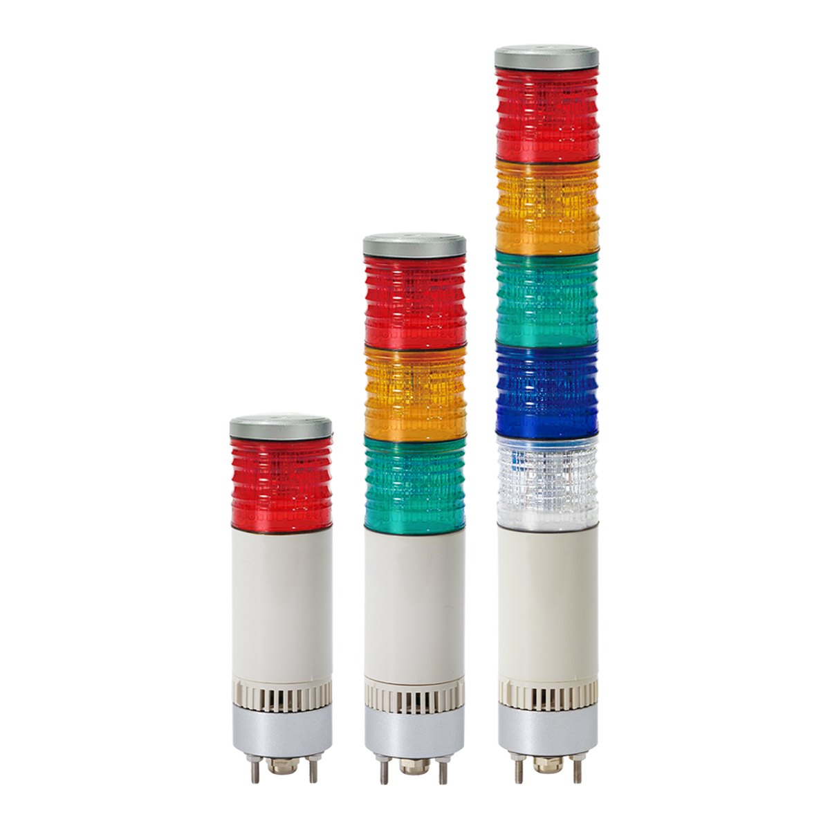 Qlight STB45ML-Ex – Torretta luminosa LED Ø45 mm non scintillante per Zona 2 con buzzer