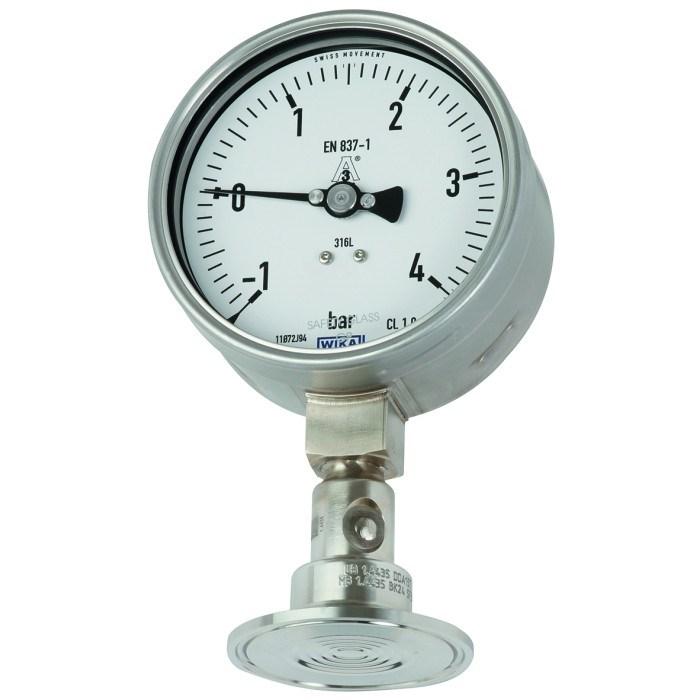 WIKA DSS22F – Pressure gauge per EN 837-1 with mounted diaphragm seal