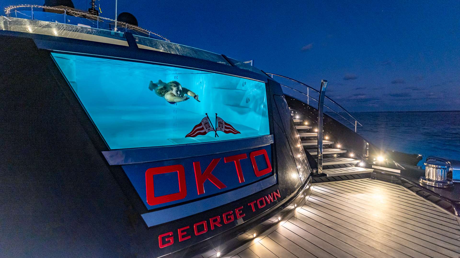 OKTO luxury superyacht charter, onboard experience