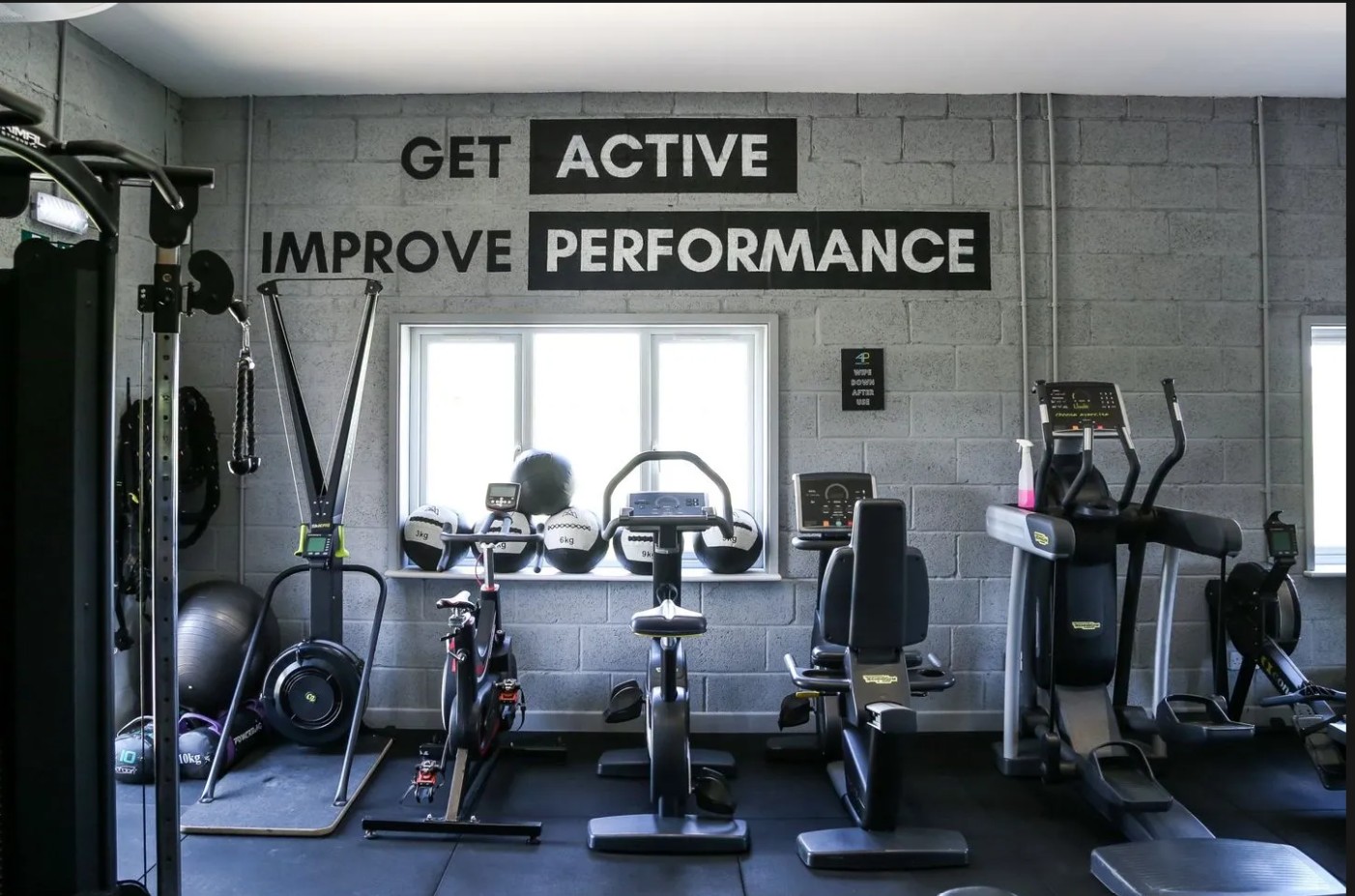 Training floor at Active Performance, King’s Cliffe