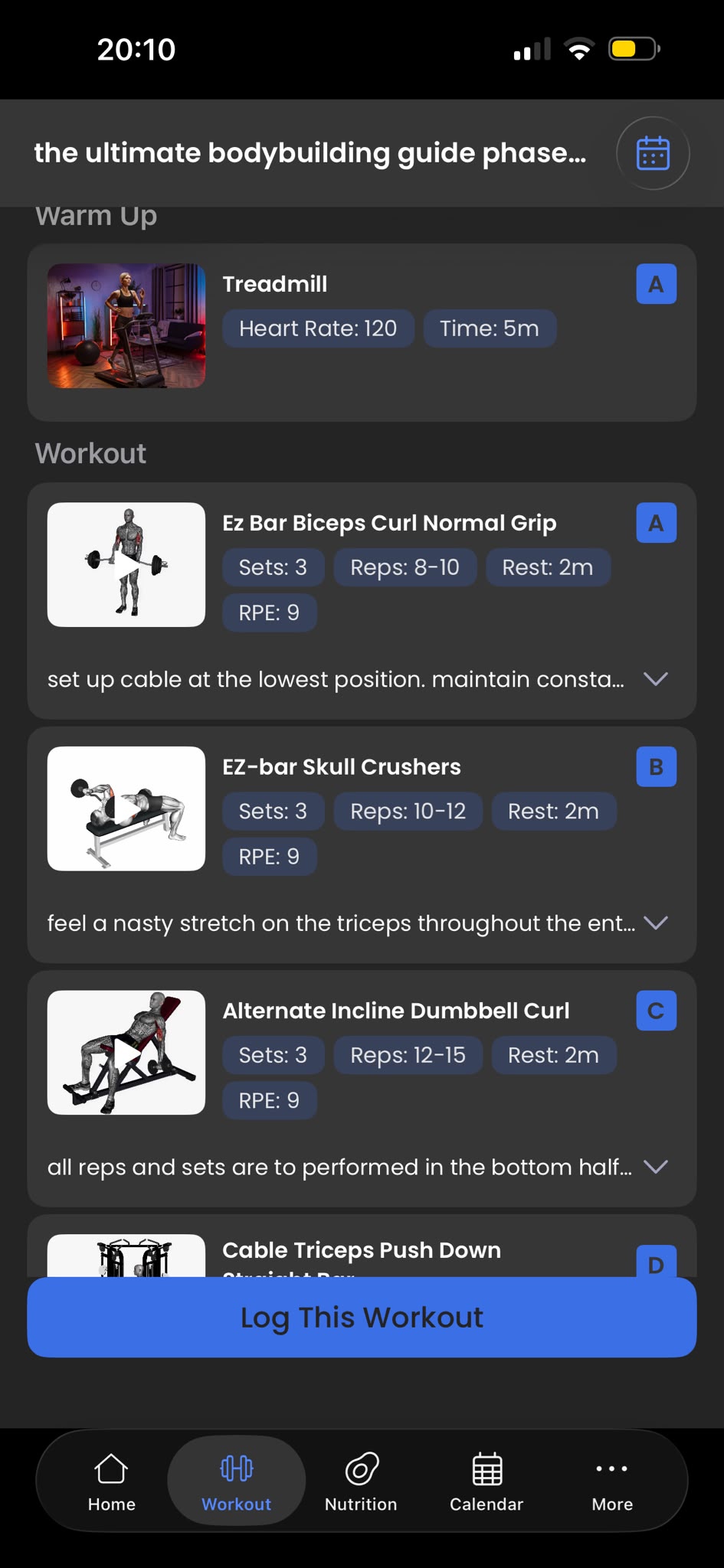The Rudman Coaching app home screen