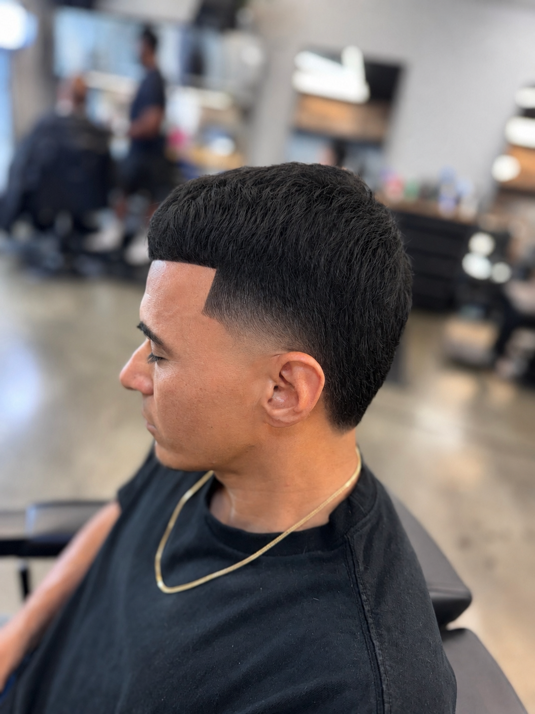Low fade haircut by Skilled Barber in Brickell