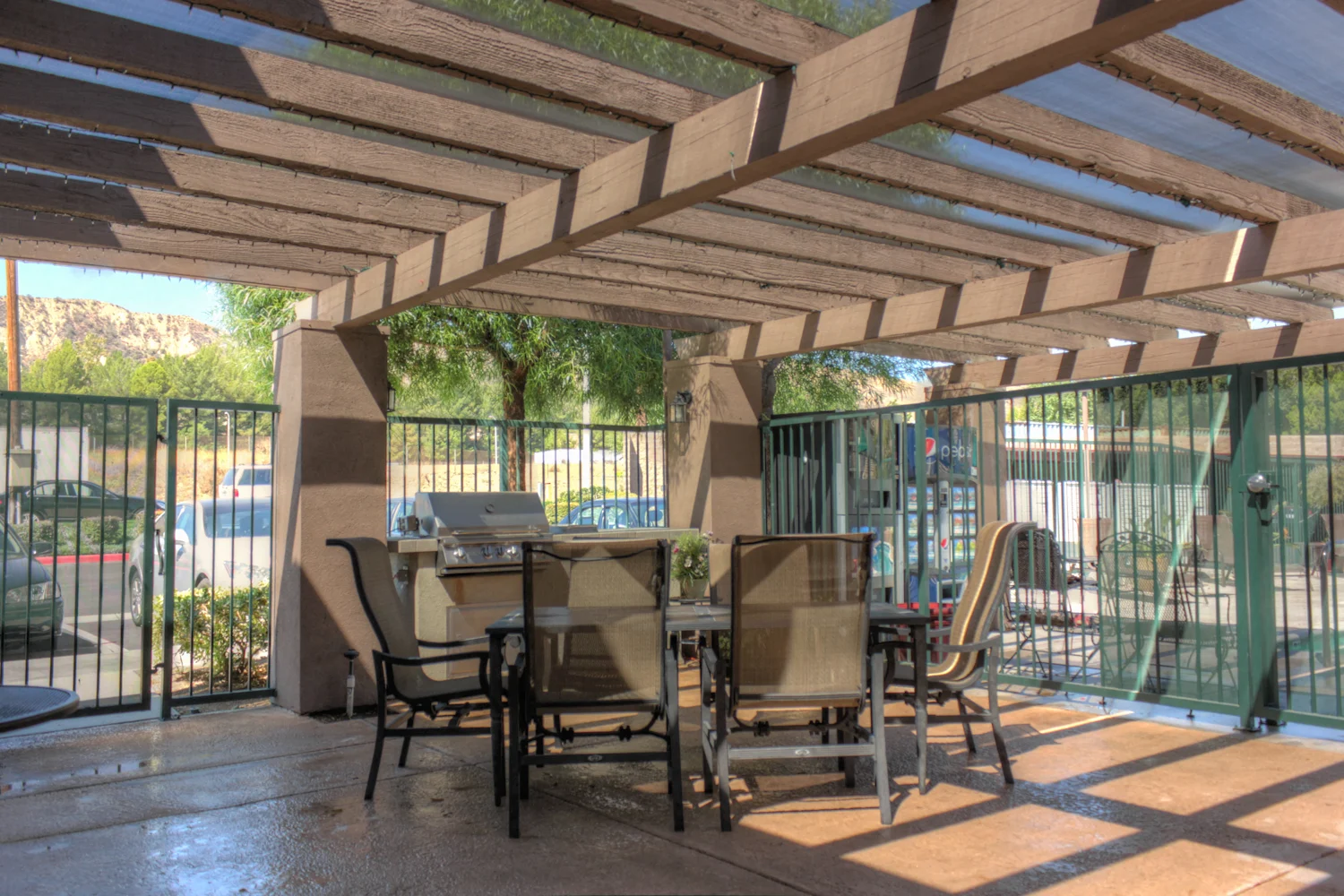 Outdoor seating area
