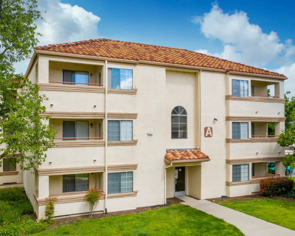Exterior of apartments