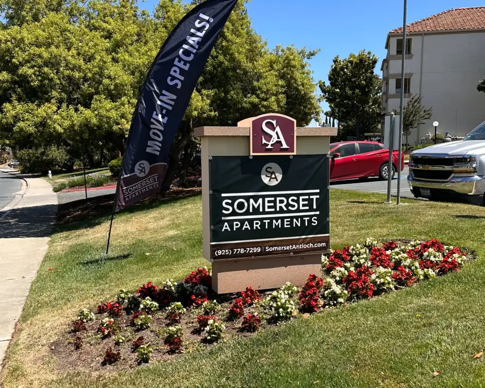 Monument sign