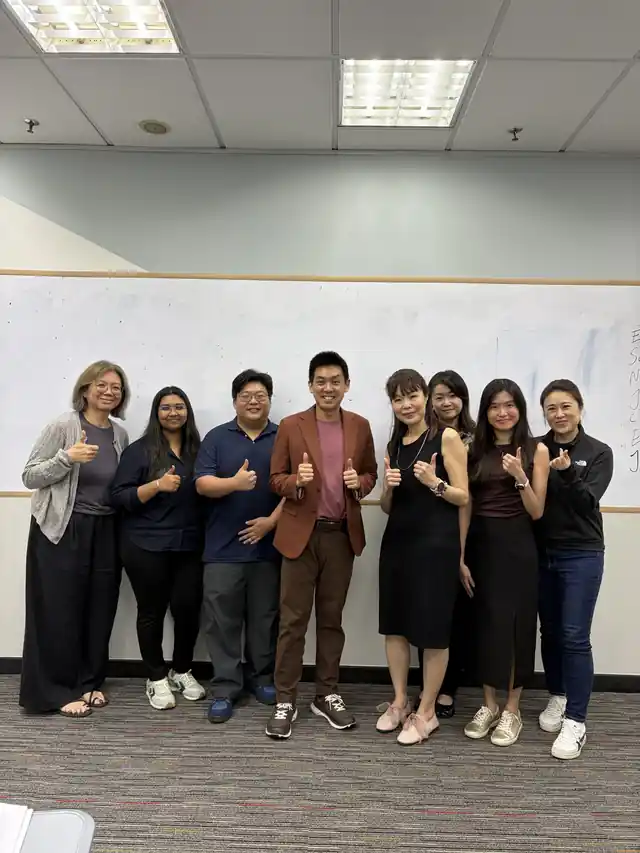 Beat Presentation Anxiety and Build Confidence workshop group photo in Singapore, 19 June 2026