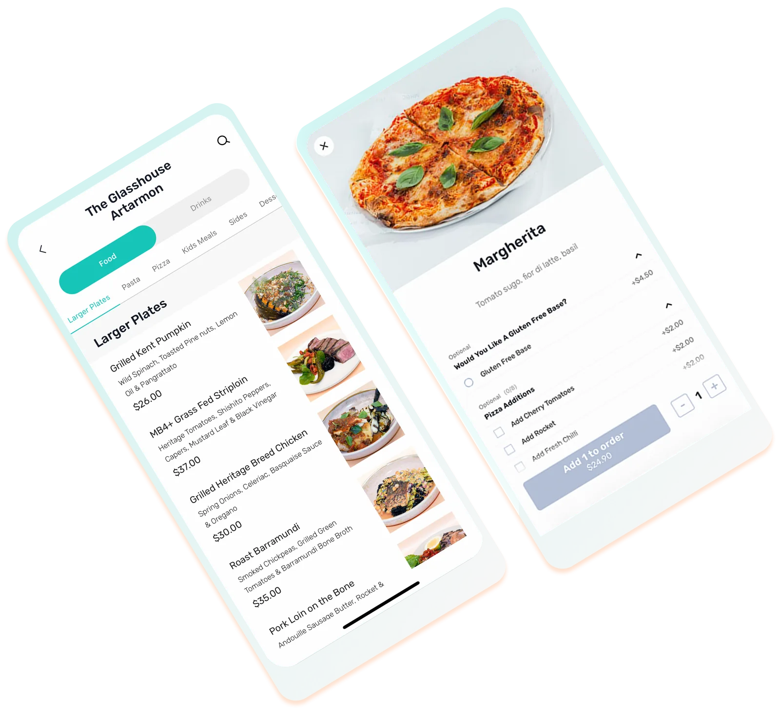 ClevaQ venue ordering app