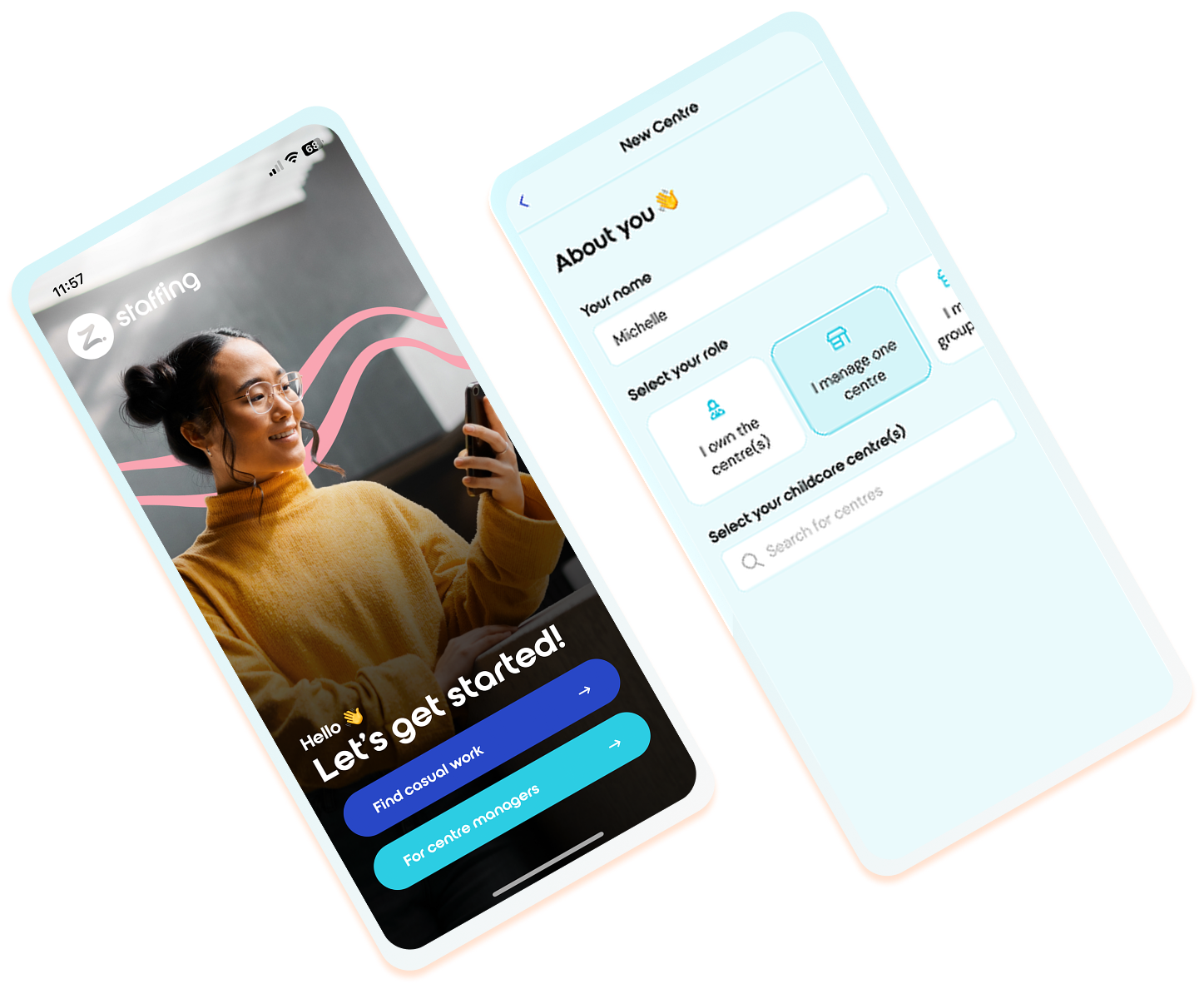 Z Staffing childcare staffing app