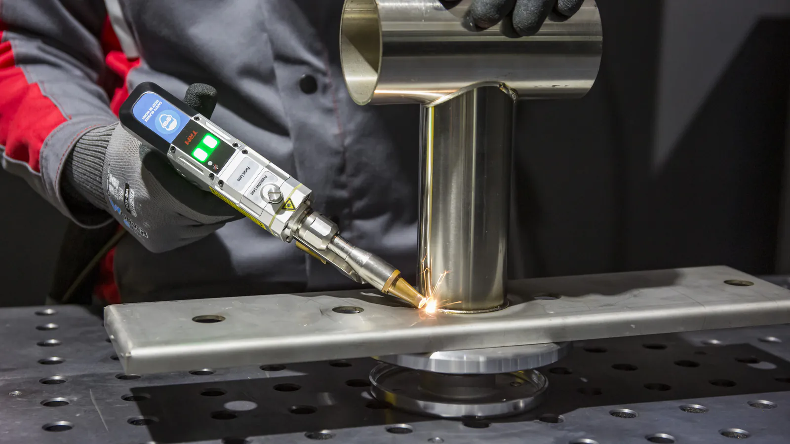TRM handheld laser welding in action