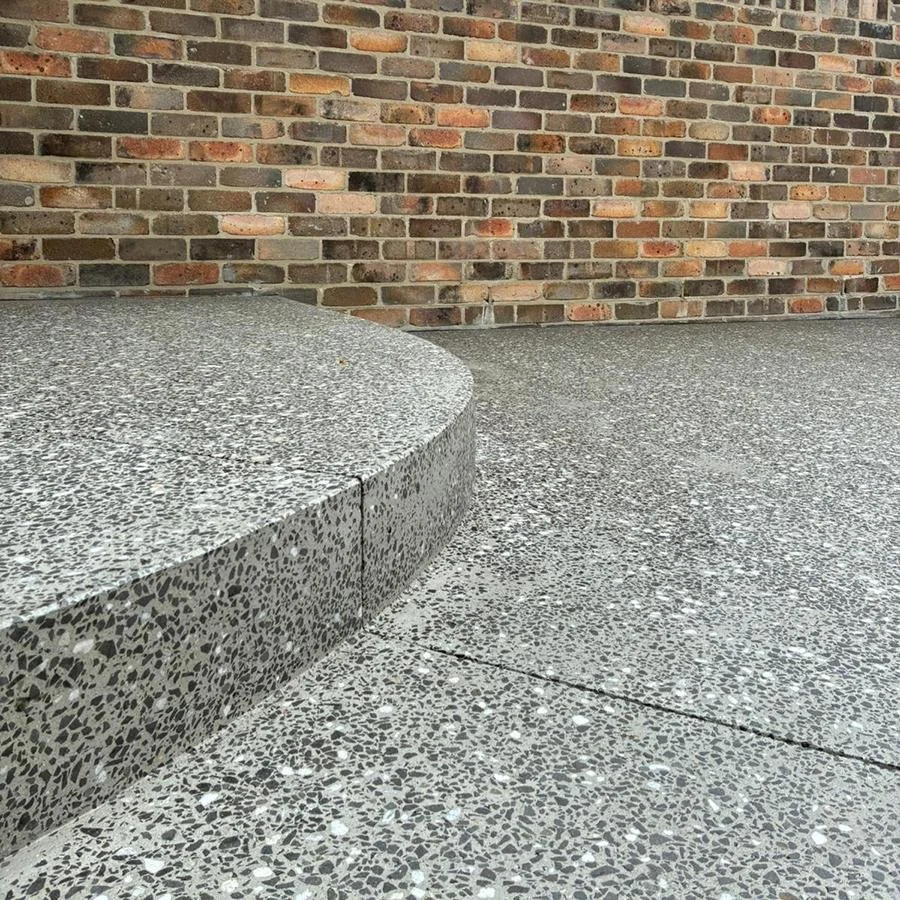 Honed concrete pool surrounds in Newcastle