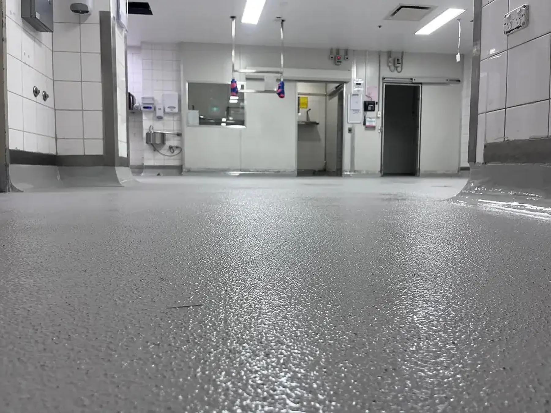 Commercial epoxy flooring on a New South Wales industrial floor