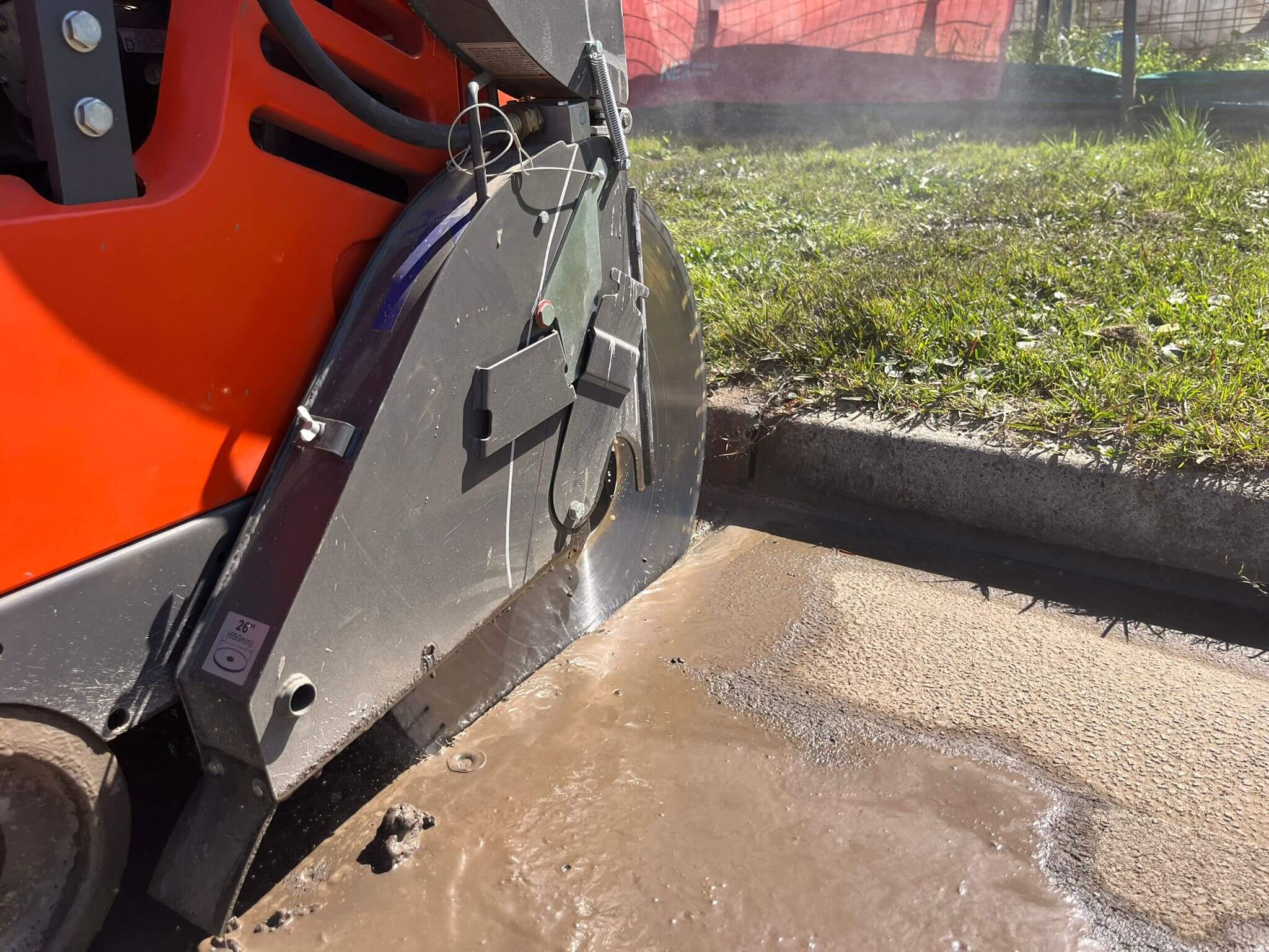 Concrete coring on a Newcastle site