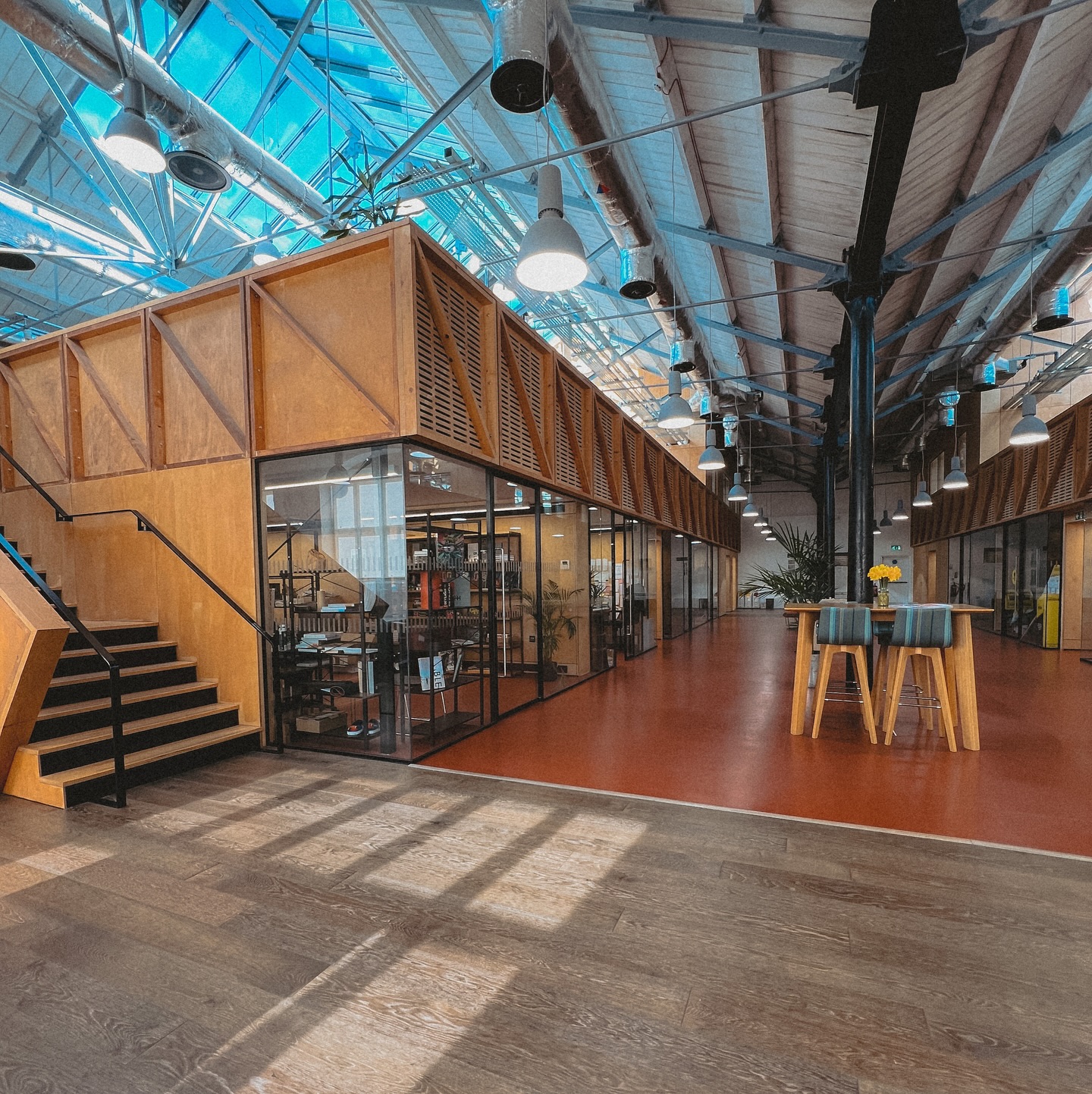 Workshed interior at Carriage Works