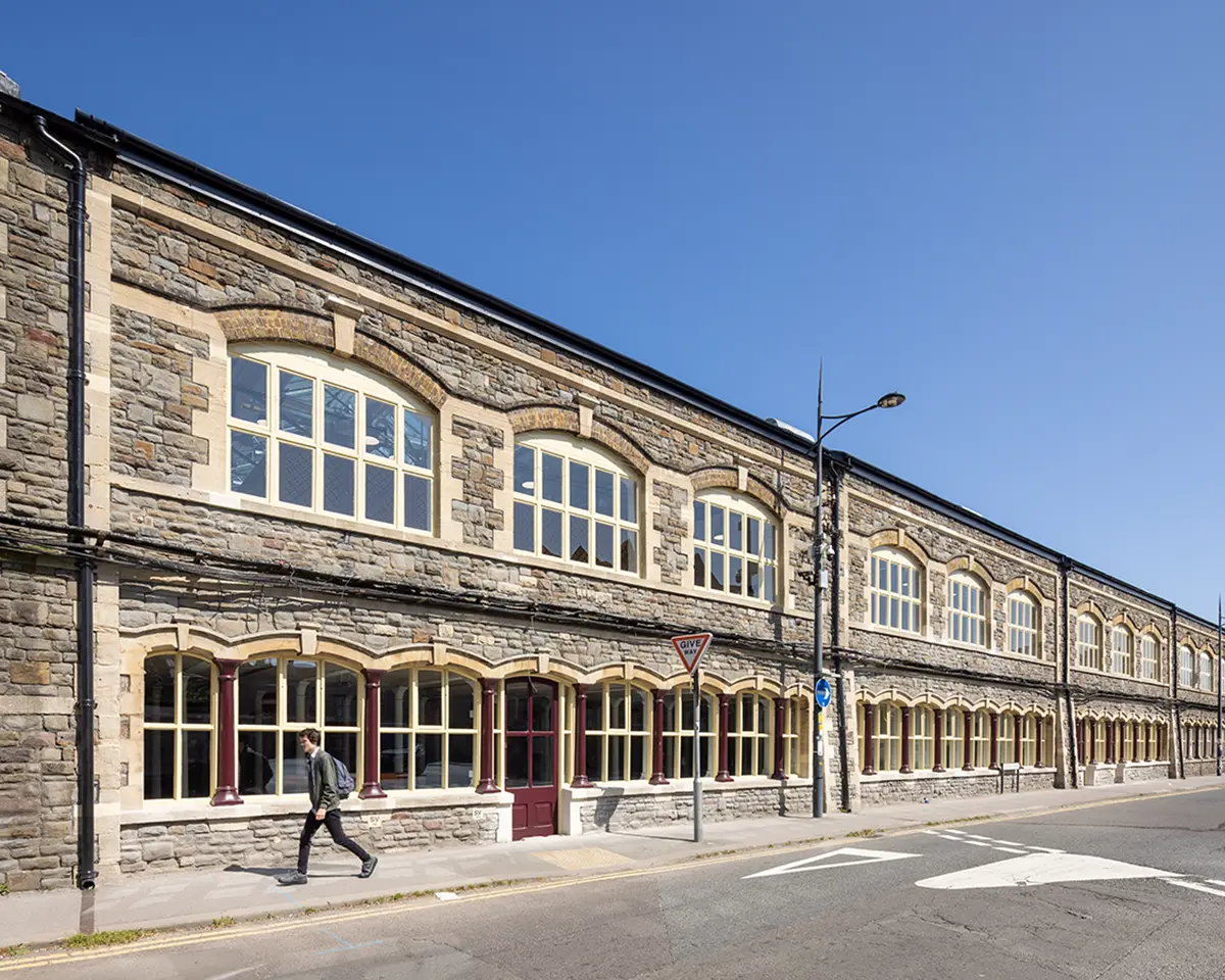 Historic Carriage Works exterior on London Street