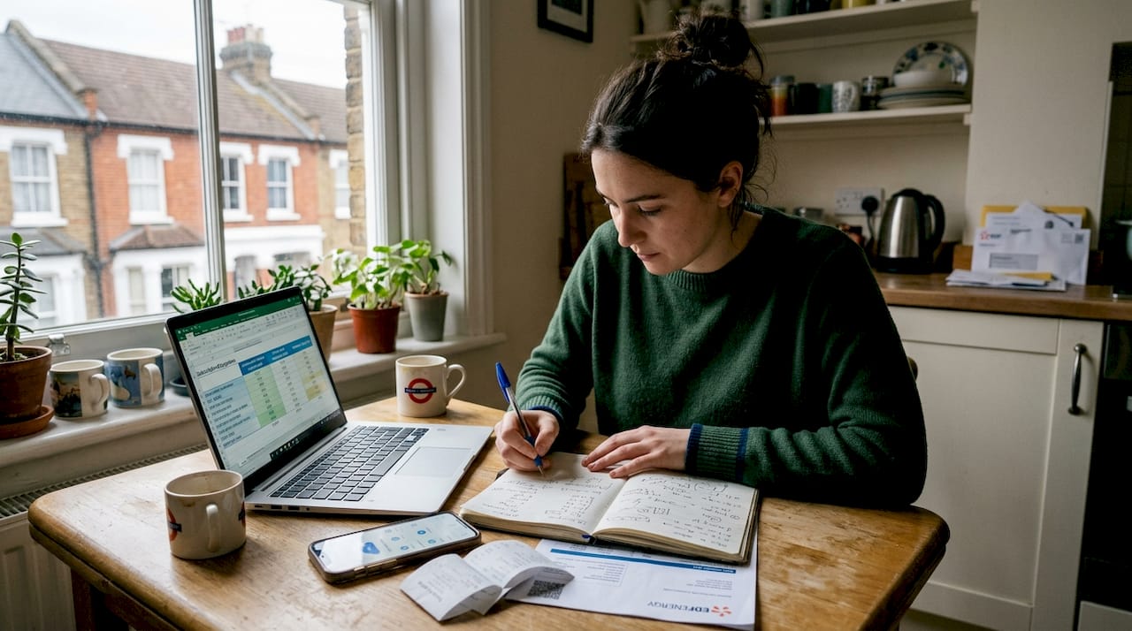 Business owner reviews cloud software costs