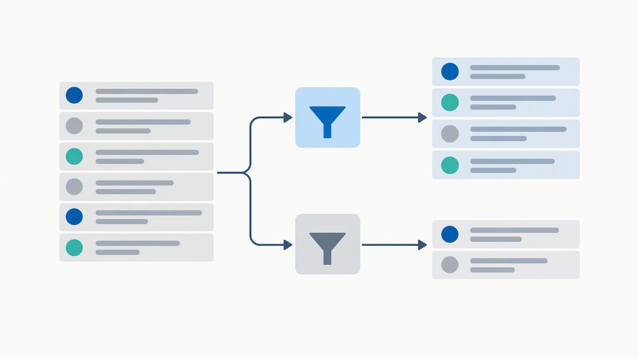 Transaction rows tested against rule conditions