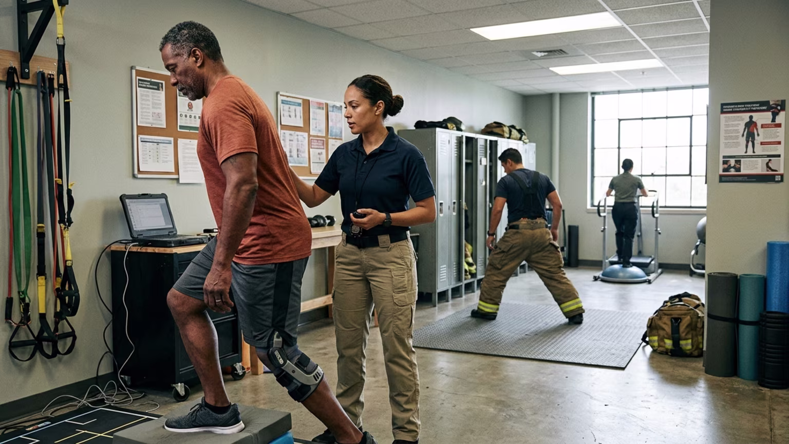 Specialized Testing and Extended Rehabilitation Highlight Firefighter Blast Recovery