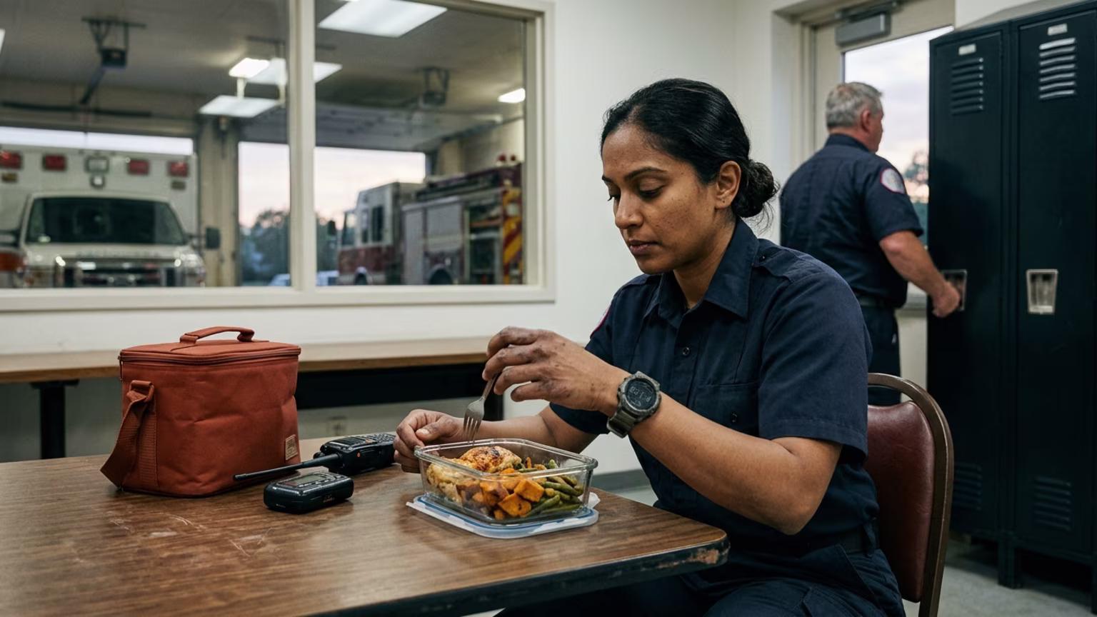 Time-Restricted Eating Windows Help First Responders Counter Shift Work Metabolic Strain