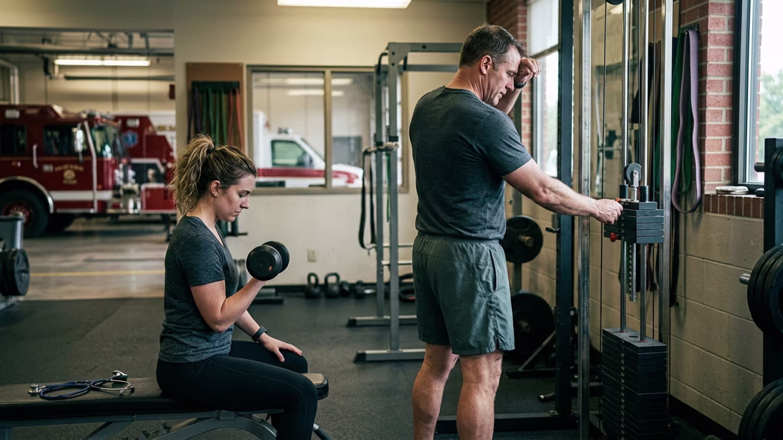 Balancing Structured Physical Training and Short Readiness Sessions for Emergency Crews