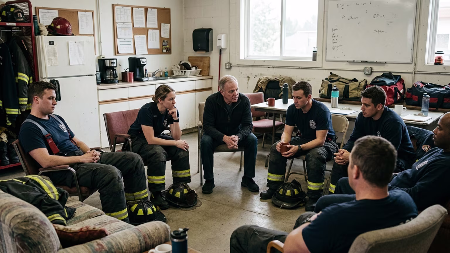 Structured Peer Support and Operational Relief Following the Riverdale Fire