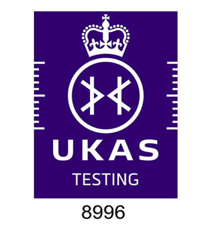 UKAS testing accreditation 8996