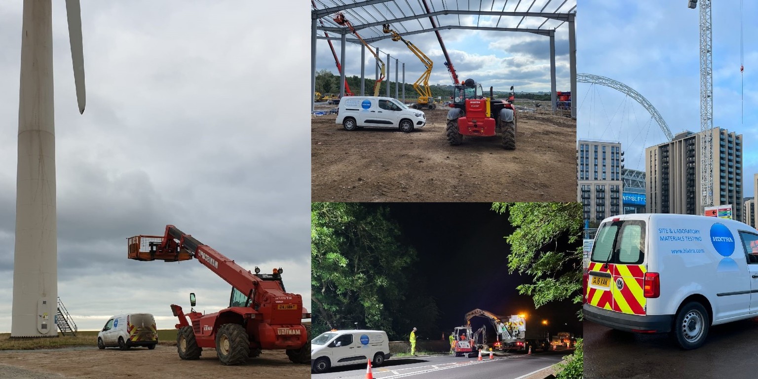 Hixtra technician carrying out on-site ground testing for a wind farm project