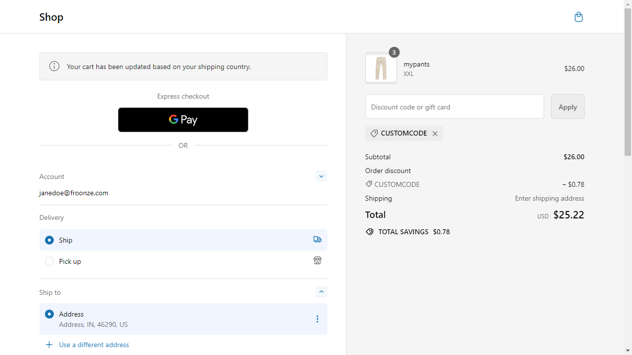Shopify: Automatic Discounts For Specific Customers with free shipping
