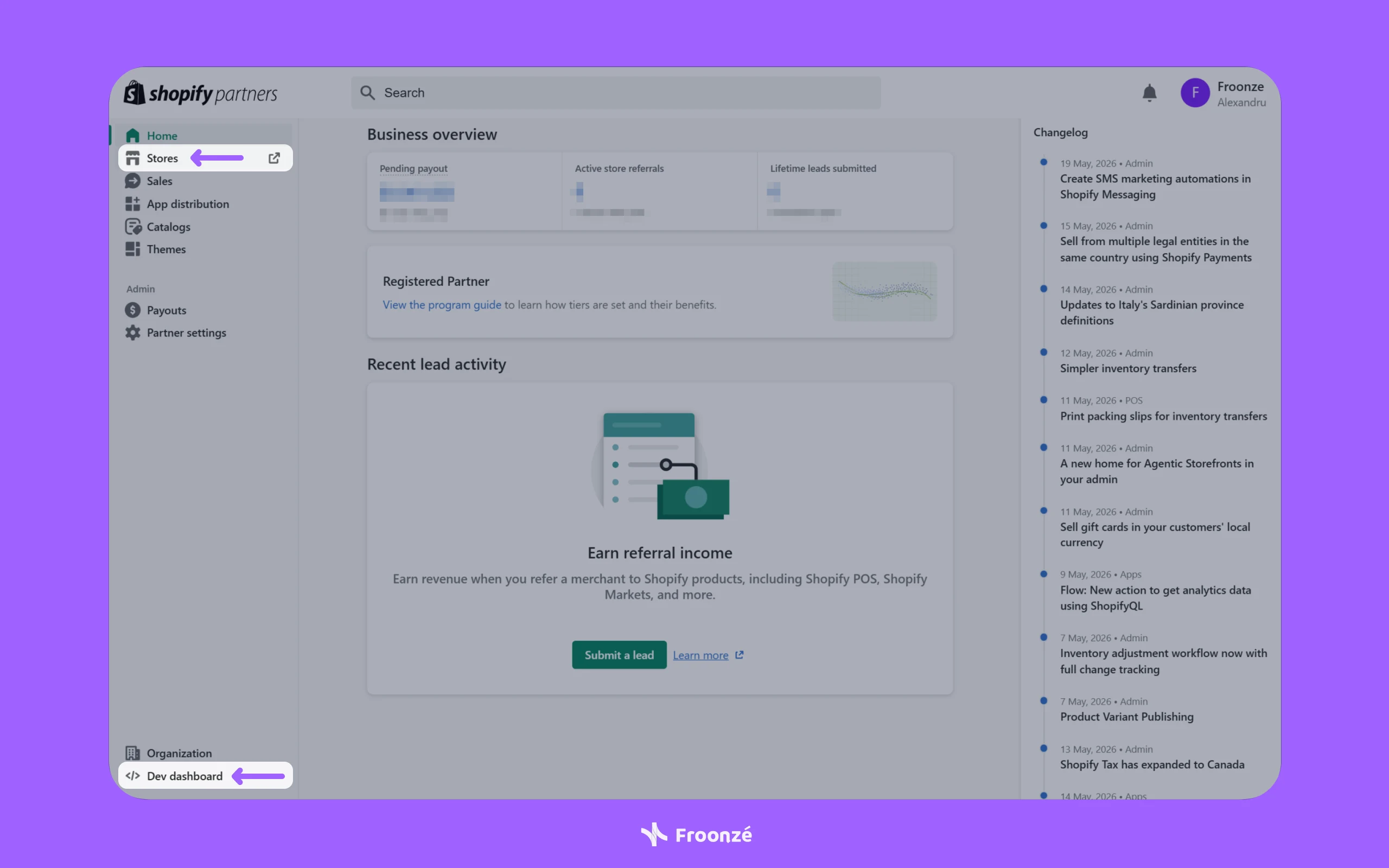 Access Shopify Partners Dashboard Image