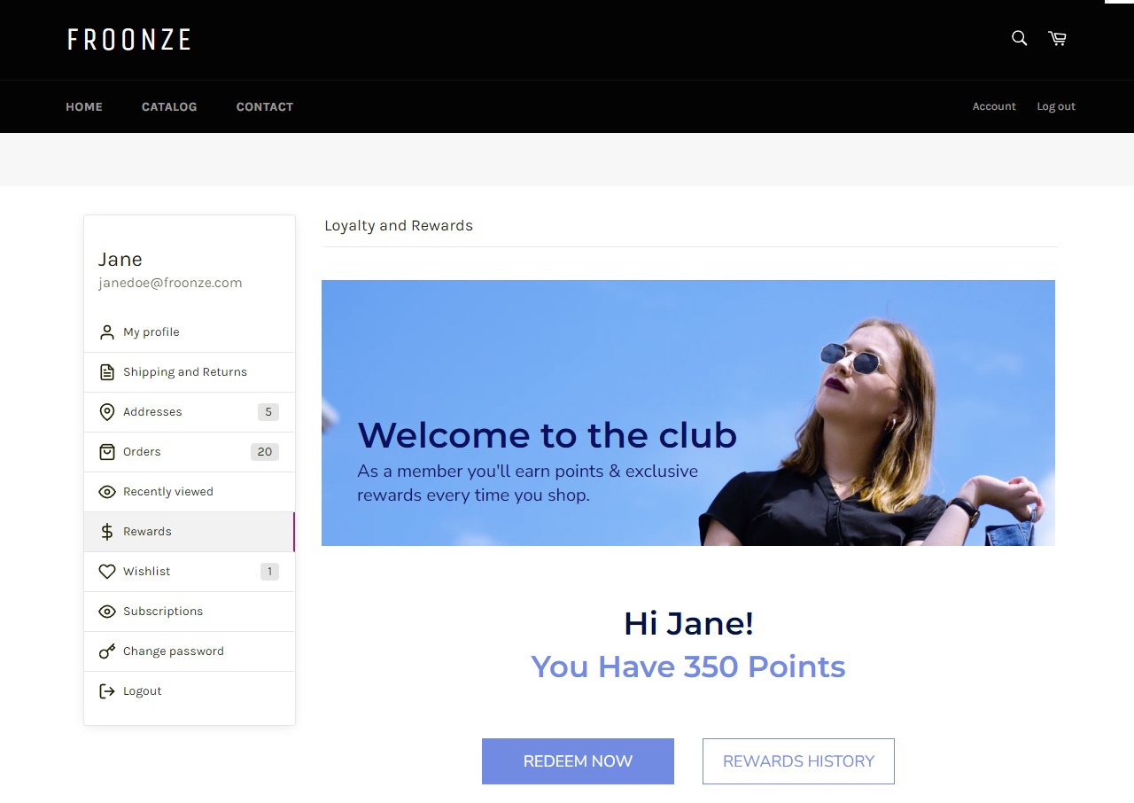 Integration Froonze with Yotpo: Loyalty & Rewards