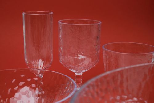 Hammered Collection Red Background