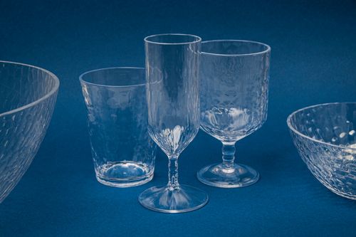 Hammered Collection Blue Background