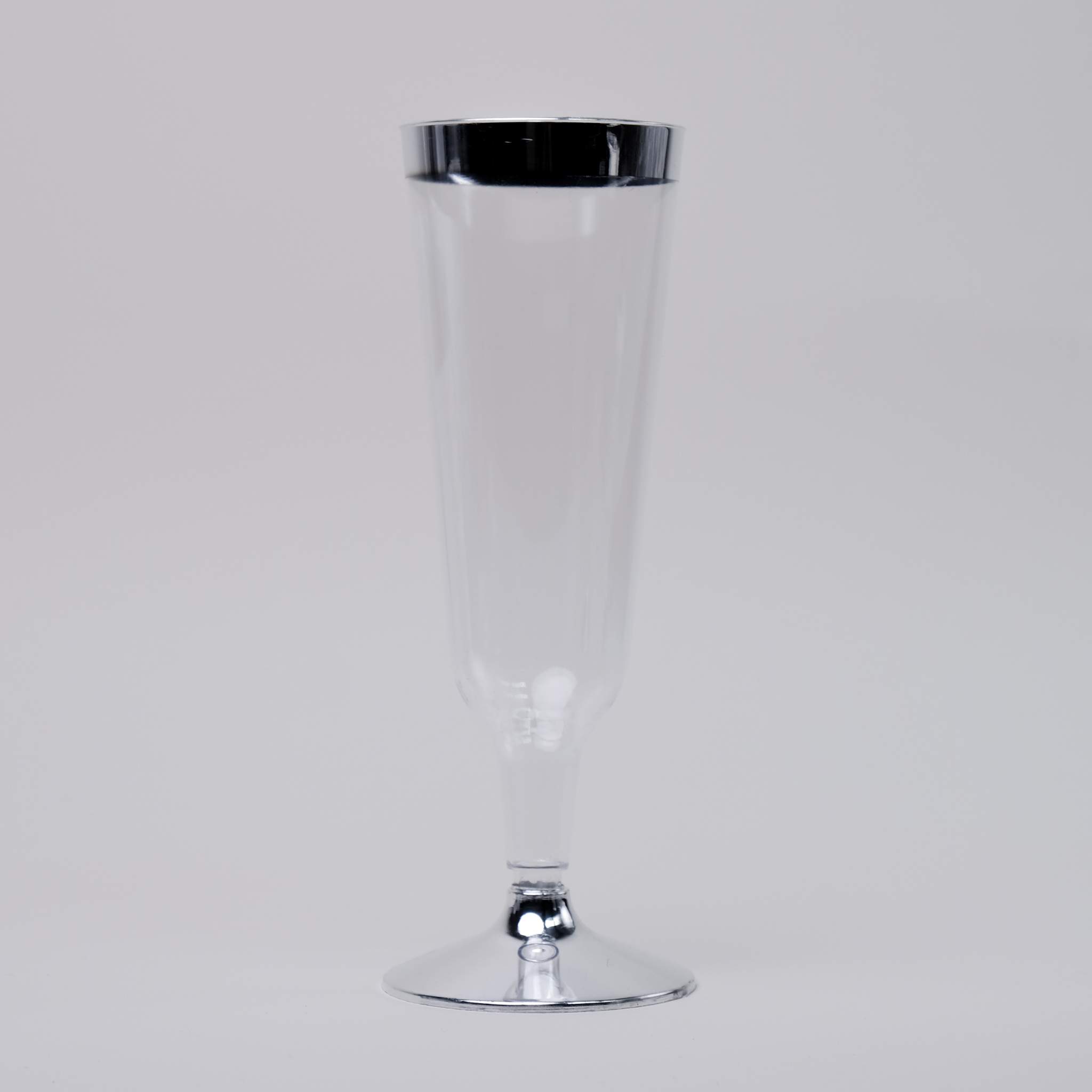 Silver Line Champagne Glass