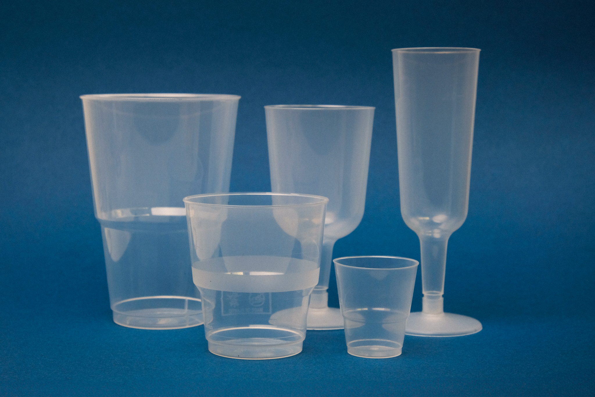 Simplicity Collection on Blue Background