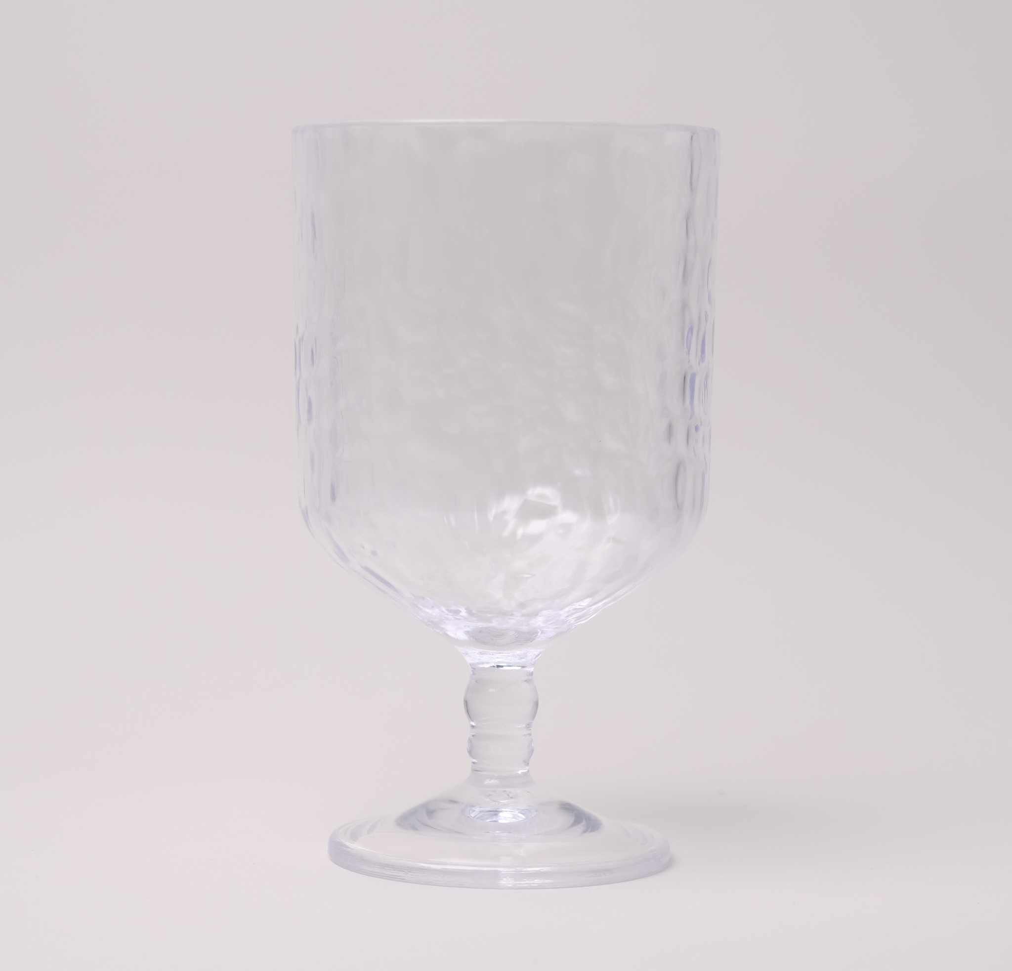 Hammered Wine Glass